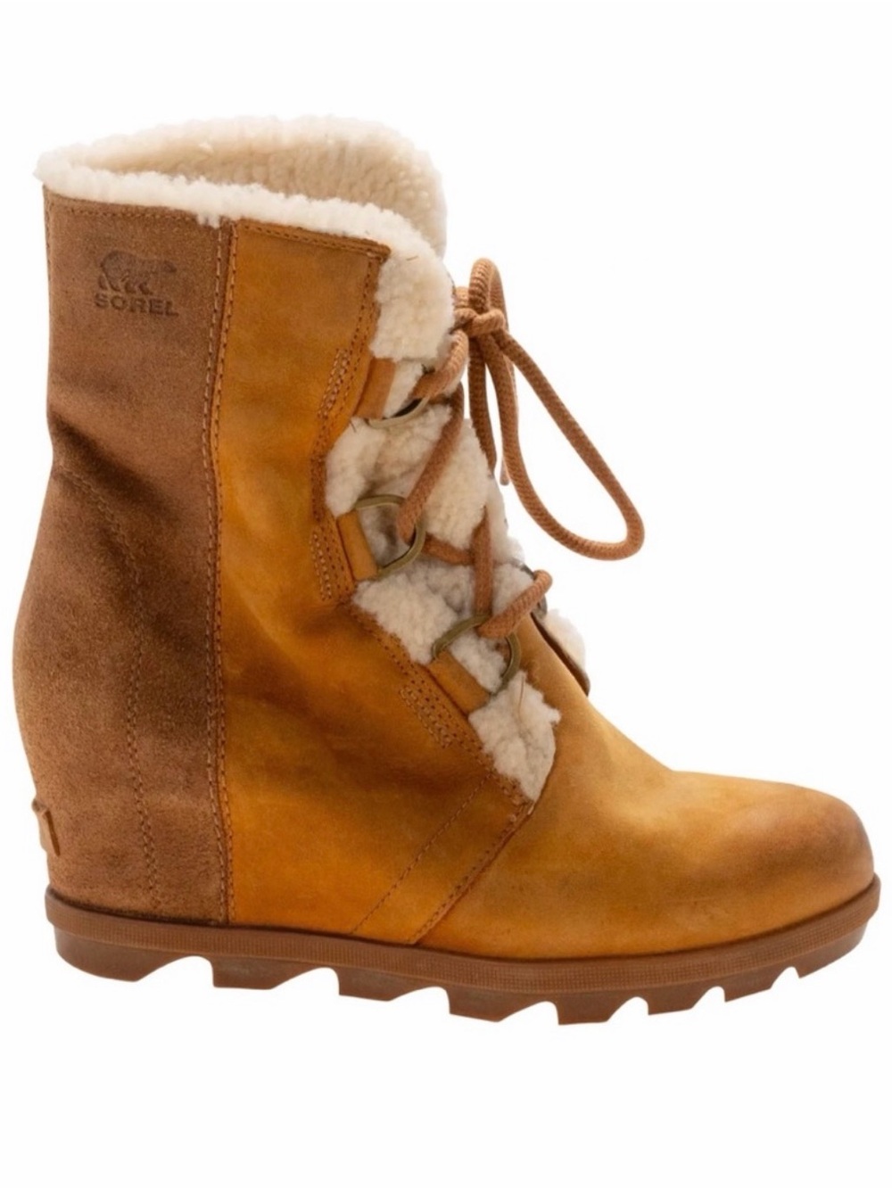 Sorel Joan of Arctic Wedge II Shearling Boots Size 9